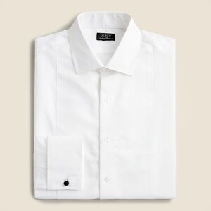 J Crew men Ludlow Slim premium fine cotton tuxedo shirt white Sz 15 1/2 X 32 NWT